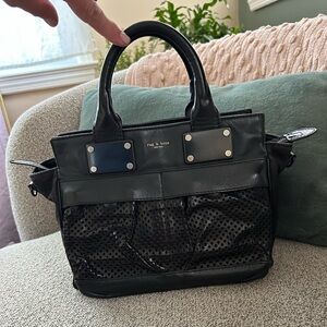Rag & Bone Black Mesh Satchel
